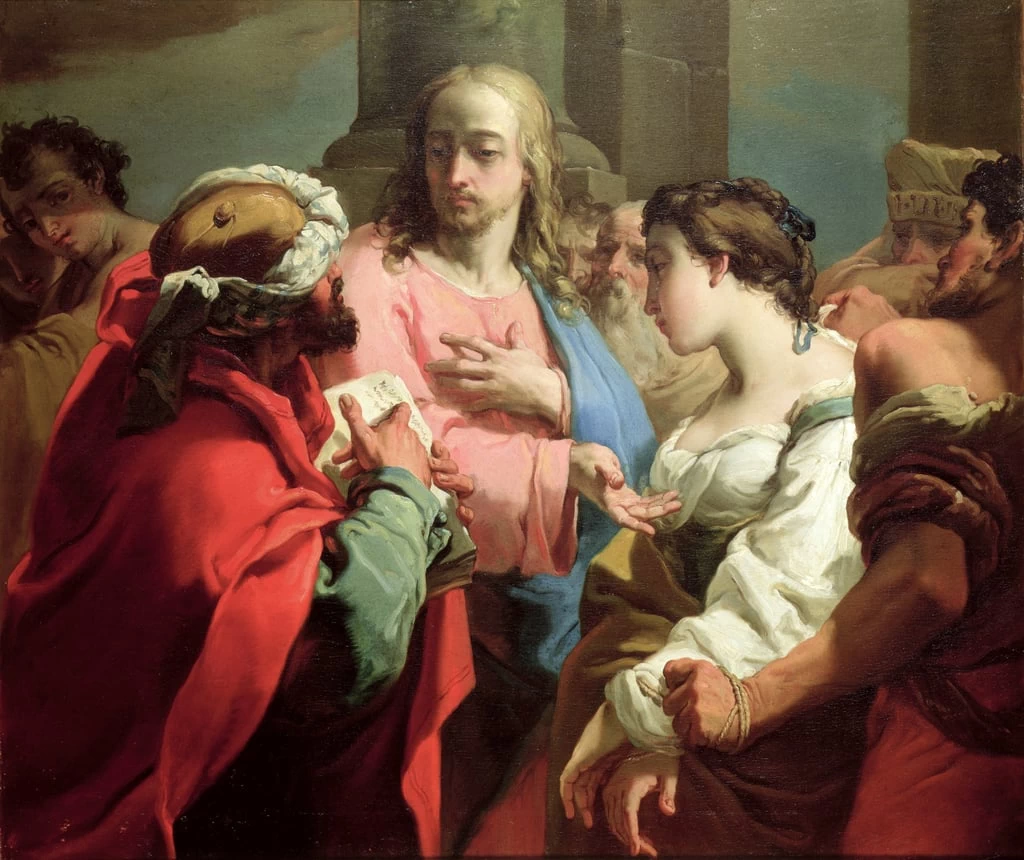 Cristo e l'adultera - Leeds Museums and Art Galleries